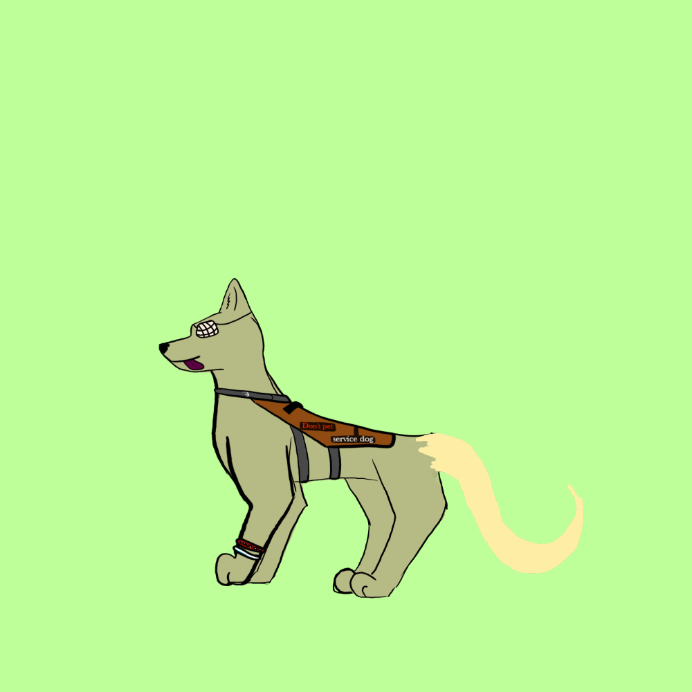 Generative arts - Rainbow Wolves